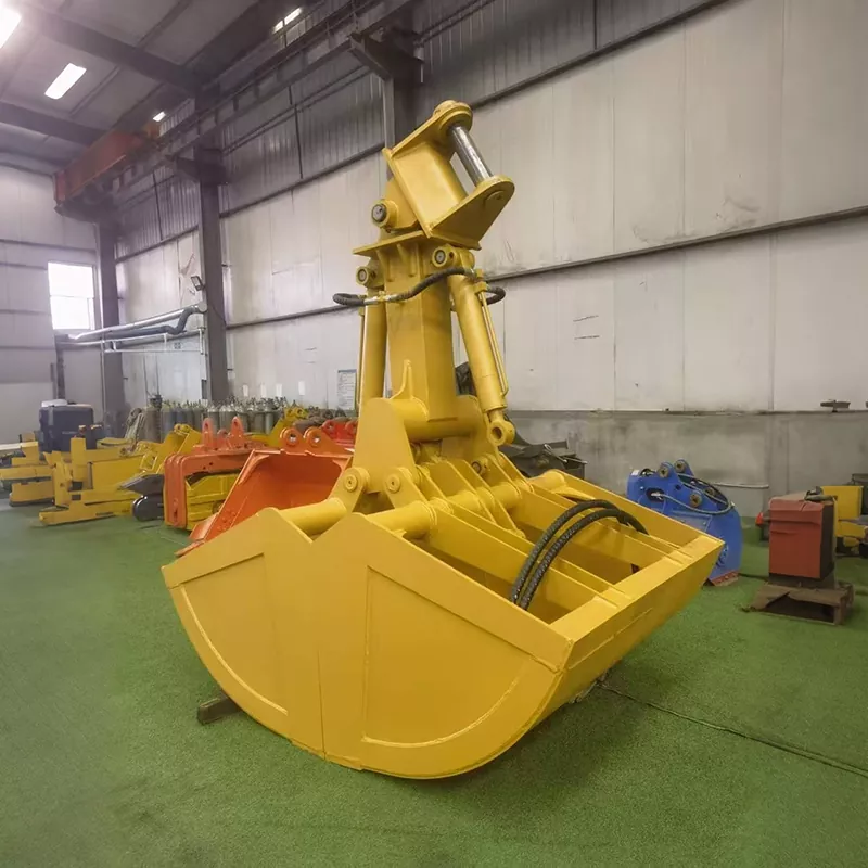 Baggergreifer für den Materialtransport