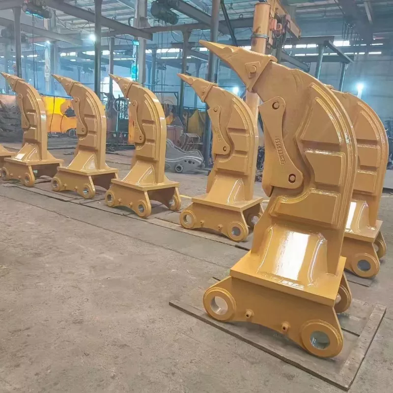 Bagger-Ripper-Rechen zur Bodenlockerung