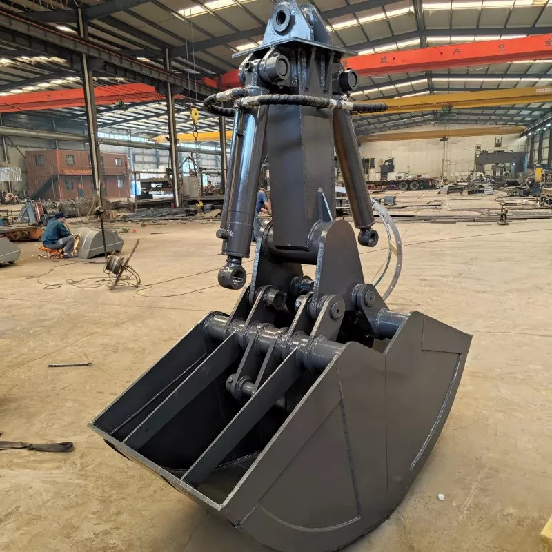 Hydraulischer Zweischalengreifer für Bagger