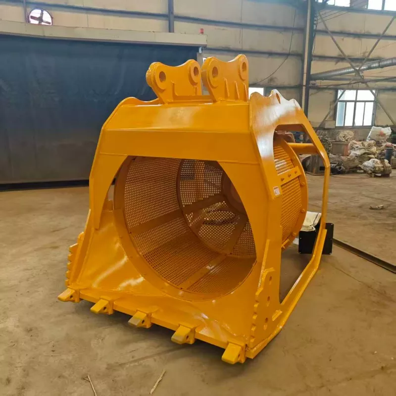 Rotationssiebschaufel für Bagger Case 210